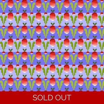 Jane Sassaman - Vegetable Patch - Radish - Red